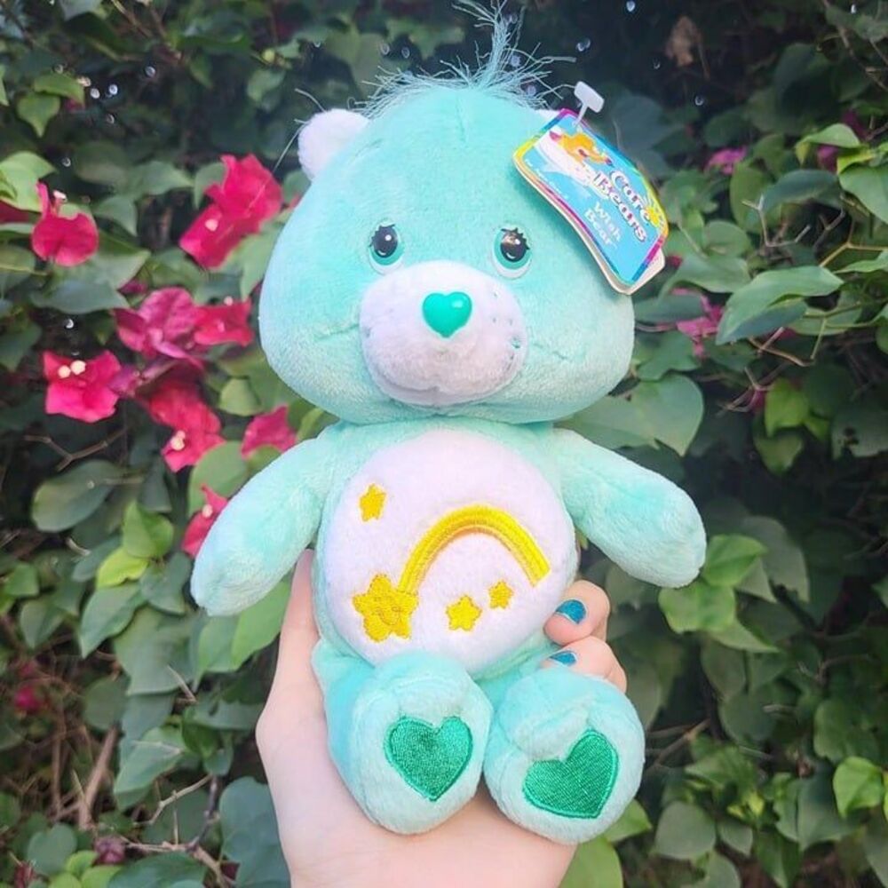 2002 8 inch Wish Bear Care Bear with Tags
